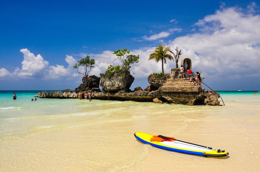 Boracay Beach Rock Formation